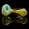 FAT SILVER FUMED GRAFFIX HAND PIPE ( 8" LONG 1.25 POUNDS)